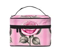 WXZYFP Belle trousse de maquillage portable multifonction avec design interne et externe, facile à organiser diverses fournitures.