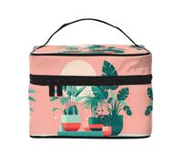 WXZYFP Belle trousse de maquillage portable multifonctionnelle avec design interne et externe, facile à organiser diverses fournitures.