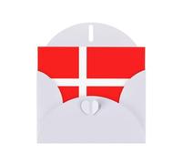 WXZYFP Cartes de vœux en papier blanc nacré du Danemark, brillantes des deux côtés, adaptées pour les vœux de vacances.