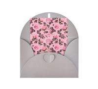 WXZYFP Cartes de vœux en papier nacré avec enveloppes, nacrées double face, adaptées pour les vœux et les invitations de vacances. Jolies roses roses grises