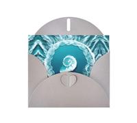 WXZYFP Cartes de vœux Sea of Love en papier nacré gris nacré, brillant des deux côtés, adaptées pour les vœux de vacances.