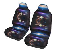 WXZYFP Cosmic Saturn Lot de 2 housses de siège auto compatibles avec la plupart des sièges tels que : voitures, SUV, camions, camionnettes, etc.