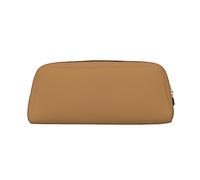 WXZYFP Couleur unie marron. La trousse est fabriquée en cuir croisé (PVC), doublure 100 % polyester et impression plein écran