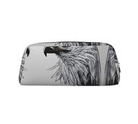 WXZYFP Croquis un aigle. La trousse est fabriquée en cuir croisé (PVC), doublure 100 % polyester et impression plein écran