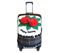 WXZYFP Délicieux gâteaux : la housse de protection pour la valise avec une impression unique double face vous aide à éviter de prendre la mauvaise valise pendant le voyage.