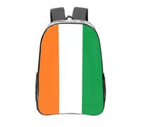 WXZYFP Drapeau de la Côte d'Ivoire. C'est un sac à dos transparent de 40,6 cm fabriqué en PVC transparent, adapté pour le travail, les voyages d'affaires et les voyages 。, transparent, taille unique