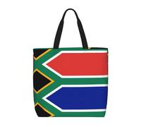 WXZYFP Drapeau de l'Afrique du Sud. C'est un sac à bandoulière pratique, adapté pour le shopping, les voyages et les besoins de la vie quotidienne. Noir, taille unique