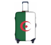 WXZYFP Drapeau de l'Algérie La housse de protection pour la valise avec une impression unique double face vous aide à éviter de prendre la mauvaise valise pendant le voyage., Blanc, L
