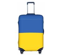 WXZYFP Drapeau de l'Ukraine : la housse de protection pour la valise avec une impression unique double face vous aide à éviter de prendre la mauvaise valise pendant le voyage.