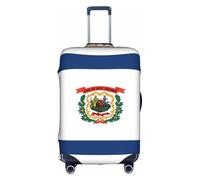 WXZYFP Drapeau de Virginie-Occidentale : la housse de protection pour la valise avec une impression unique double face vous aide à éviter de prendre la mauvaise valise pendant le voyage.