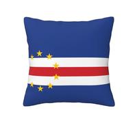 WXZYFP Drapeau du Cap-Vert Impression recto-verso, Taie d'oreiller universelle pour toutes les saisons, 40,6 x 40,6 cm, 100% polyester
