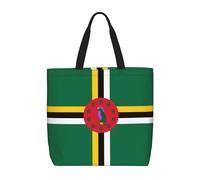 WXZYFP Drapeau du Commonwealth de Dominique. C'est un sac à bandoulière pratique, adapté pour le shopping, les voyages et les besoins de la vie quotidienne.