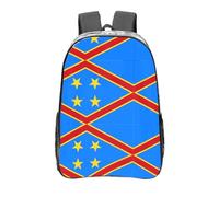WXZYFP Drapeau du Congo. C'est un sac à dos transparent de 40,6 cm fabriqué en PVC transparent, adapté pour le travail, les voyages d'affaires et les voyages 。, transparent, taille unique