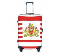 WXZYFP Drapeau du Sénat de Brême La housse de protection pour la valise avec une impression unique double face vous aide à éviter de prendre la mauvaise valise pendant le voyage., Blanc, L