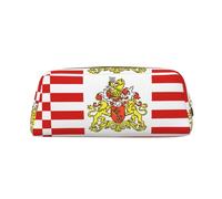 WXZYFP Drapeau du Sénat de Brême. La trousse est fabriquée en cuir croisé (PVC), doublure 100 % polyester et impression plein écran