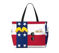 WXZYFP Drapeau du Texas. C'est un sac de voyage de plage de grande capacité fabriqué en 100 % polyester et dispose de 7 poches qui peuvent contenir beaucoup d'articles.