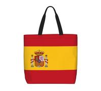 WXZYFP Drapeau espagnol. C'est un sac à bandoulière pratique, adapté pour le shopping, les voyages et les besoins de la vie quotidienne. Noir, taille unique