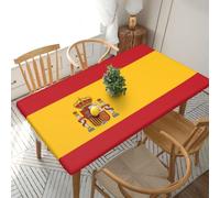 WXZYFP Drapeau espagnol. La nappe carrée est pratique et peut être utilisée pour protéger les tables dans plusieurs scénarios.