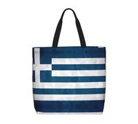 WXZYFP Drapeau grec. C'est un sac à bandoulière pratique, adapté pour le shopping, les voyages et les besoins de la vie quotidienne. Noir, taille unique