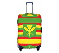 WXZYFP Drapeau hawaïen indigène : la housse de protection pour la valise avec une impression unique double face vous aide à éviter de prendre la mauvaise valise pendant le voyage.