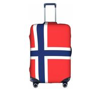 WXZYFP Drapeau norvégien : la housse de protection pour la valise avec une impression unique double face vous aide à éviter de prendre la mauvaise valise pendant le voyage.
