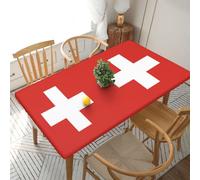 WXZYFP Drapeau suisse. La nappe carrée est pratique et peut être utilisée pour protéger les tables dans plusieurs scénarios.