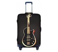 WXZYFP Guitare noire. La housse de protection pour la valise avec une impression unique double face vous aide à éviter de prendre la mauvaise valise pendant le voyage. Blanc, taille L