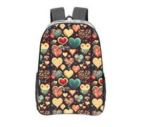 WXZYFP Heart Crush Flower C'est un sac à dos transparent de 40,6 cm fabriqué en PVC transparent, adapté pour le travail, les voyages d'affaires et les voyages