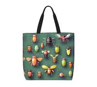 WXZYFP Insect Atlas C'est un sac à bandoulière pratique, adapté pour le shopping, les voyages et les besoins de la vie quotidienne, noir, taille unique