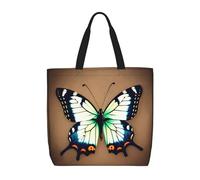 WXZYFP Joli petit papillon. C'est un sac à bandoulière pratique, adapté pour le shopping, les voyages et les besoins de la vie quotidienne. Noir, taille unique