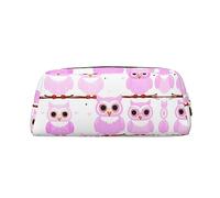 WXZYFP Jolie chouette : la trousse est fabriquée en cuir croisé (PVC), doublure 100 % polyester et impression plein écran