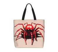 WXZYFP Jolie petite araignée rouge. C'est un sac pratique à une épaule, adapté pour le shopping, les voyages et les besoins de la vie quotidienne. Noir, taille unique