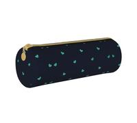 WXZYFP Jolie trousse à crayons en cuir croisé respectueux de l'environnement, légère et portable, adaptée pour un usage quotidien.