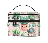 WXZYFP Jolie trousse de maquillage portable multifonction avec design interne et externe, facile à organiser diverses fournitures.