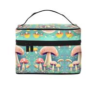 WXZYFP Jolie trousse de maquillage portable multifonction avec design interne et externe, facile à organiser diverses fournitures.