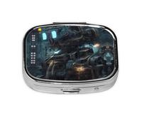 WXZYFP La mini boîte à médicaments carrée est adaptée pour mettre dans les poches ou les portefeuilles. Elle est facile à ouvrir et pratique. Future Robot