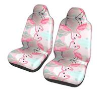 WXZYFP Love Flamingo Lot de 2 housses de siège de voiture compatibles avec la plupart des sièges tels que : voitures, SUV, camions, camionnettes, etc.