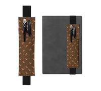 WXZYFP Marque-page en cuir PVC avec motif gâteau carrés au chocolat, peut contenir 2 à 3 stylos de 20,3 à 25,4 cm de haut