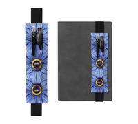 WXZYFP Marque-page en cuir PVC double face avec motif fleur, cœur, abeille, peut contenir 2 à 3 stylos de 20,3 à 25,4 cm de haut