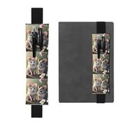 WXZYFP Marque-page en cuir PVC imprimé double face Mouse in Love, peut contenir 2 à 3 stylos de 20,3 à 25,4 cm de haut