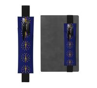 WXZYFP Marque-page en cuir PVC imprimé drapeau de l'État de l'Indiana, peut contenir 2 à 3 stylos de 20,3 à 25,4 cm de haut