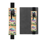 WXZYFP Marque-page fantaisie en cuir double face imprimé champignon (PVC), peut contenir 2-3 stylos de 20,3 à 25,4 cm de haut
