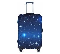 WXZYFP Motif étoile bleue : la housse de protection pour la valise avec une impression unique double face vous aide à éviter de prendre la mauvaise valise pendant le voyage.