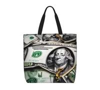 WXZYFP Motifs de billets de banque. C'est un sac pratique à une épaule, adapté pour le shopping, les voyages et les besoins de la vie quotidienne.