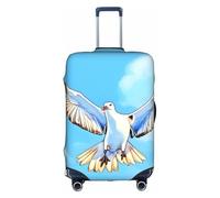 WXZYFP Mouettes en vol : la housse de protection pour la valise avec une impression unique double face vous aide à éviter de prendre la mauvaise valise pendant le voyage.
