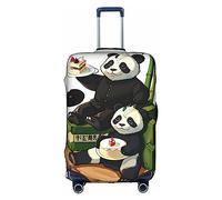 WXZYFP pandas de père et fils La housse de protection pour la valise avec une impression unique double face vous aide à éviter de prendre la mauvaise valise pendant le voyage.