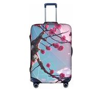 WXZYFP Petites fleurs roses. La housse de protection pour la valise avec une impression unique double face vous aide à éviter de prendre la mauvaise valise pendant le voyage.
