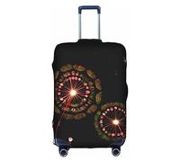 WXZYFP Pissenlit étoilé : la housse de protection pour la valise avec une impression unique double face vous aide à éviter de prendre la mauvaise valise pendant le voyage.