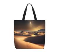 WXZYFP Sahara Desert C'est un sac à bandoulière pratique, adapté pour le shopping, les voyages et les besoins de la vie quotidienne, noir, taille unique