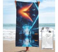 WXZYFP Science Fiction Future 80 x 160 cm. C'est une serviette de bain en fibre à séchage rapide (style vertical), adaptée pour le sport, les voyages et une utilisation à domicile.